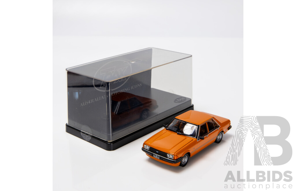 TRAX 1979 Ford XD Falcon Sedan Burnt Orange TR84 1:43 Scale Model Car