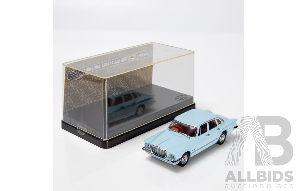 TRAX 1962 Chrysler Valiant S Series Sedan Light Blue TR36D 1:43 Scale Model Car