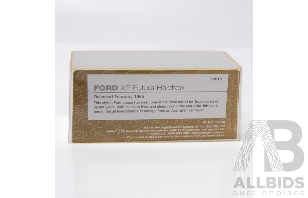 TRAX 1965 Ford XP Futura Hardtop Coupe Sunlit Beige TR51B 1:43 Scale Model Car