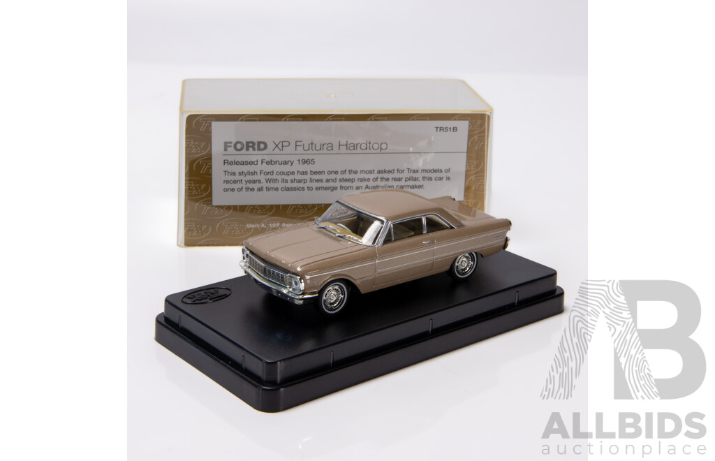 TRAX 1965 Ford XP Futura Hardtop Coupe Sunlit Beige TR51B 1:43 Scale Model Car