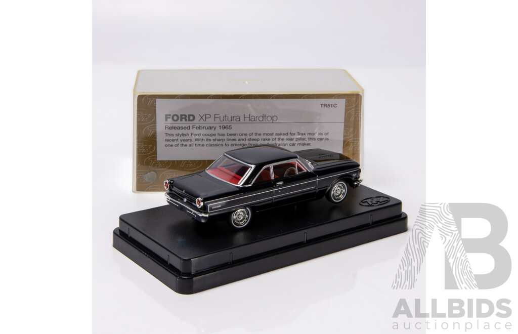 TRAX 1965 Ford XP Futura Hardtop Coupe Raven Black TR51C 1:43 Scale Model Car