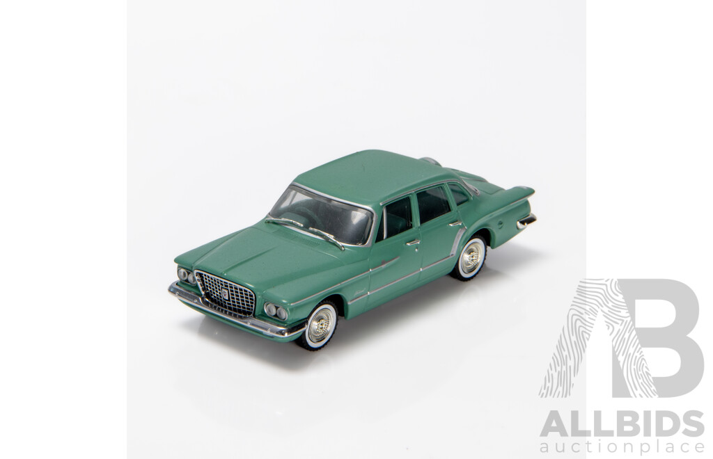 TRAX 1962 Chrysler Valiant R Series Sage Green TR35C 1:43 Scale Model Car