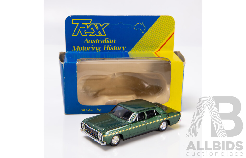 TRAX 1968 Ford XT Falcon GT Metallic Green 8005 1:43 Scale Model Car