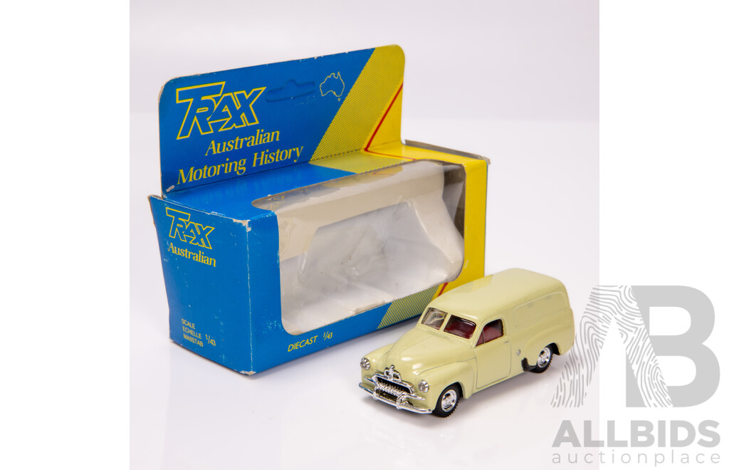 TRAX Holden FJ Panel Van Cream 8003 1:43 Scale Model Car