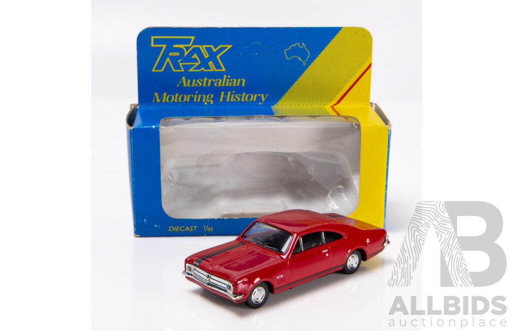 TRAX Holden HK Monaro GTS Deep Red 8004 1:43 Scale Model Car