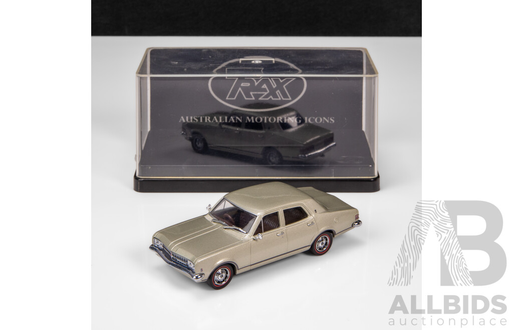 TRAX 1968 Holden HK Premier Sedan Silver Mink TR68 1:43 Scale Model Car