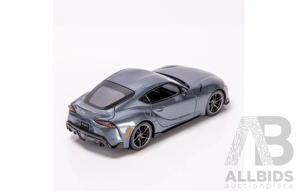 Maisto Special Edition 2022 Toyota Supra GR A90 Metallic Grey 1:24 Scale Model Car - New