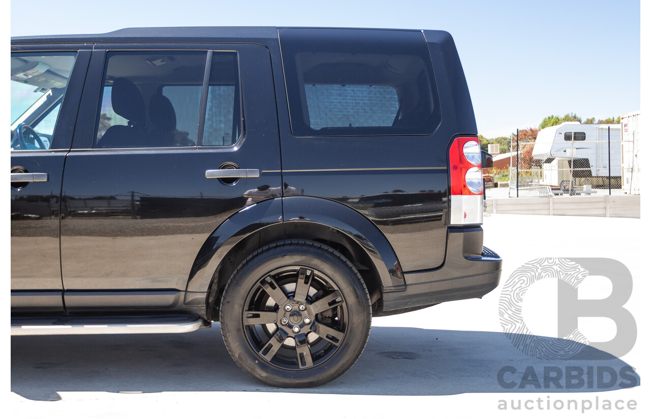 3/2011 Land Rover Discovery 4 TDV6 (4x4) MY11 4D Wagon Santorini Black Turbo Diesel 2.7L - 7 seater