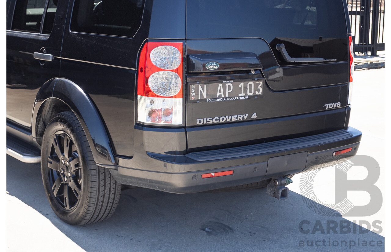 3/2011 Land Rover Discovery 4 TDV6 (4x4) MY11 4D Wagon Santorini Black Turbo Diesel 2.7L - 7 seater