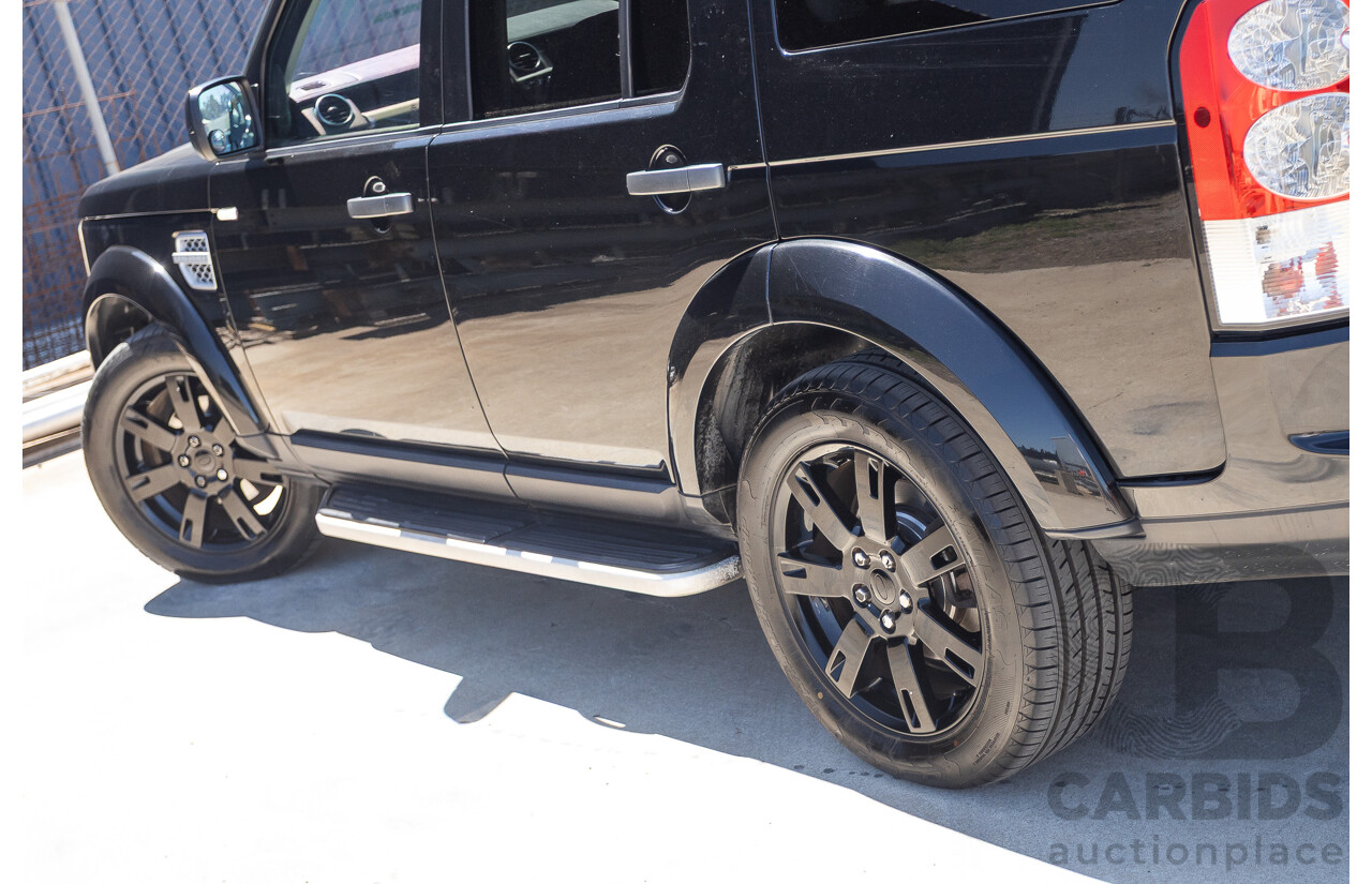 3/2011 Land Rover Discovery 4 TDV6 (4x4) MY11 4D Wagon Santorini Black Turbo Diesel 2.7L - 7 seater