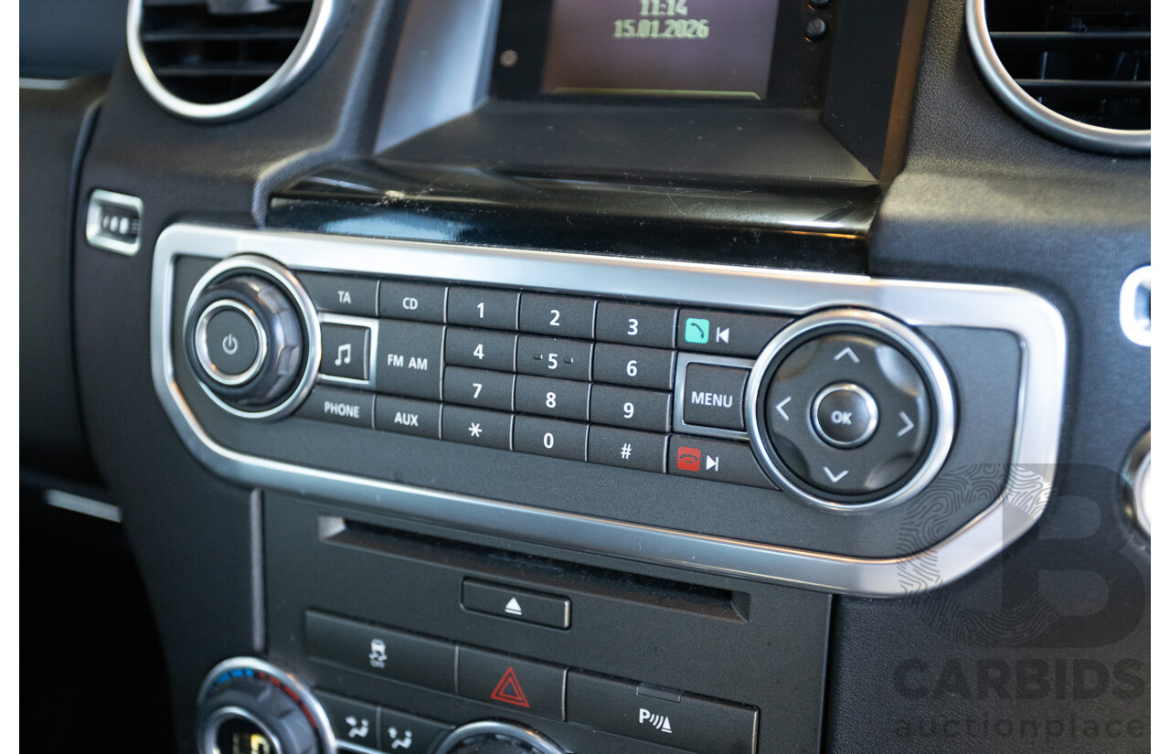 3/2011 Land Rover Discovery 4 TDV6 (4x4) MY11 4D Wagon Santorini Black Turbo Diesel 2.7L - 7 seater