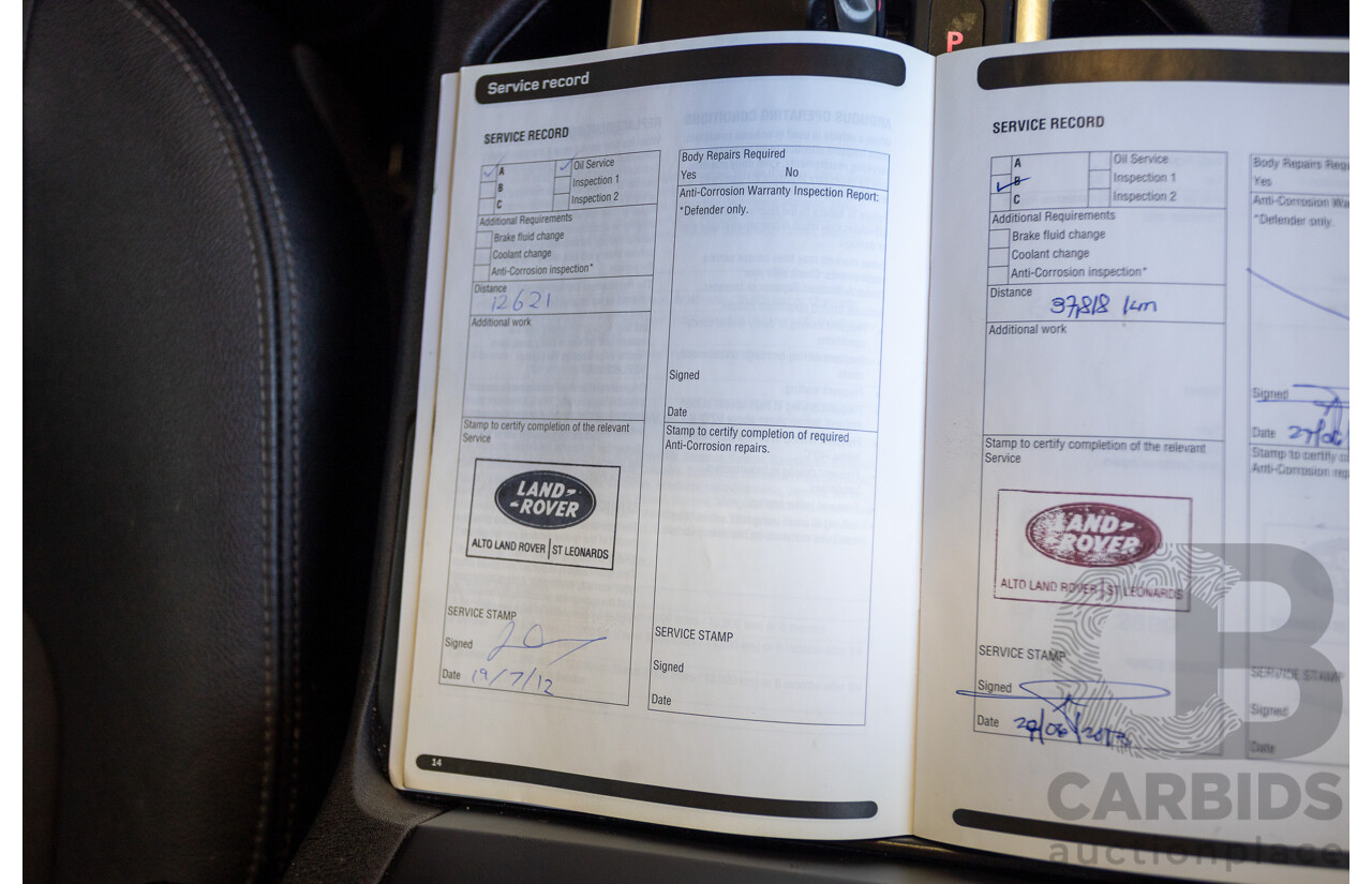 3/2011 Land Rover Discovery 4 TDV6 (4x4) MY11 4D Wagon Santorini Black Turbo Diesel 2.7L - 7 seater