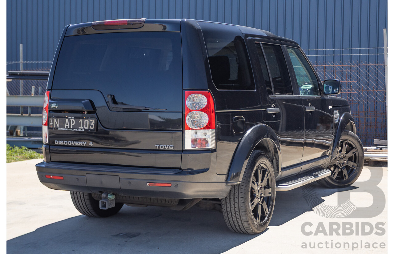 3/2011 Land Rover Discovery 4 TDV6 (4x4) MY11 4D Wagon Santorini Black Turbo Diesel 2.7L - 7 seater