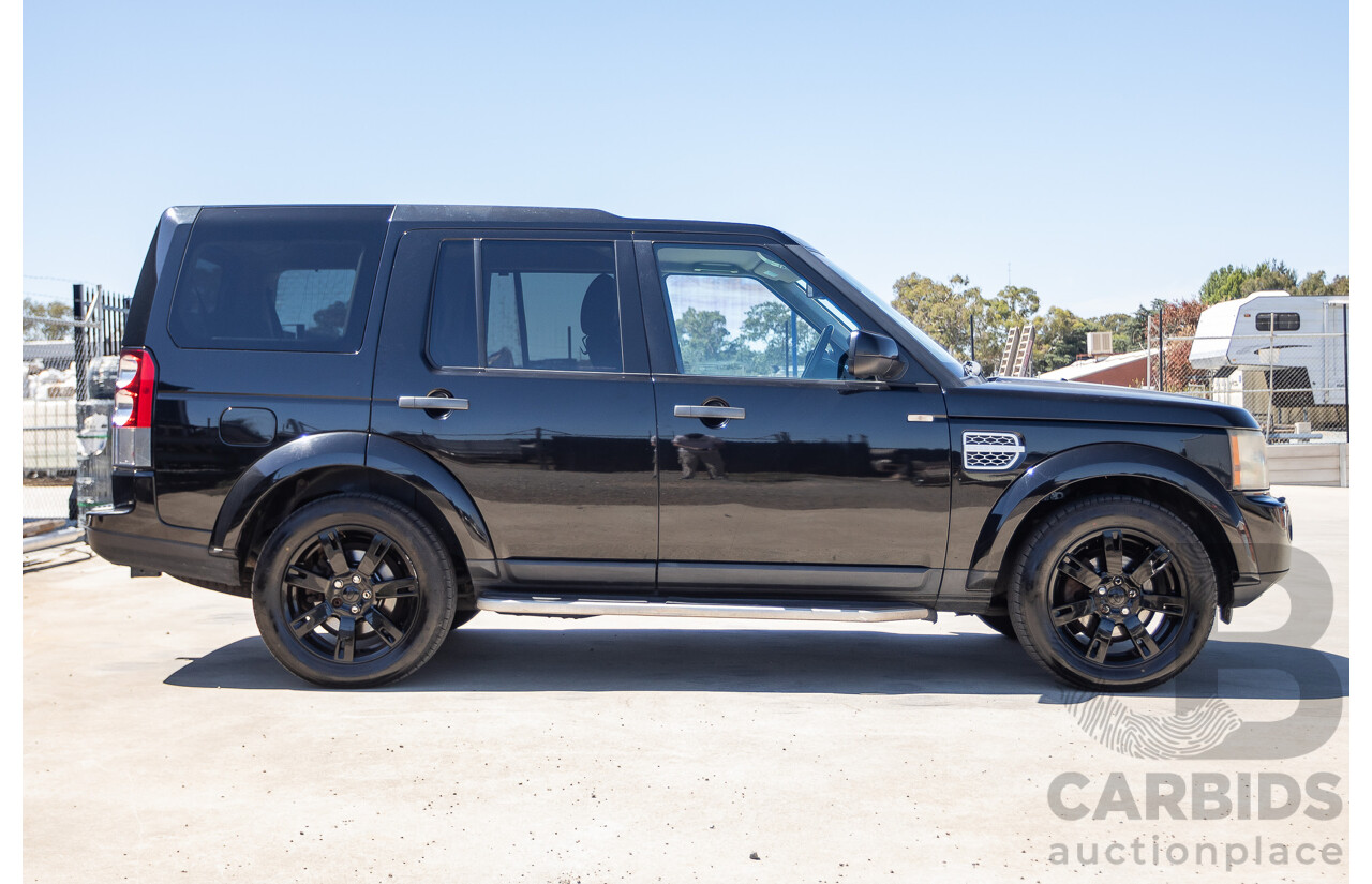 3/2011 Land Rover Discovery 4 TDV6 (4x4) MY11 4D Wagon Santorini Black Turbo Diesel 2.7L - 7 seater