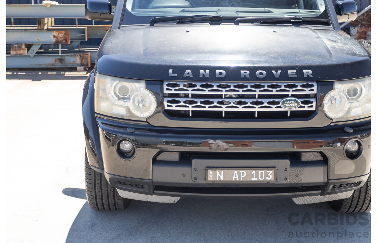 3/2011 Land Rover Discovery 4 TDV6 (4x4) MY11 4D Wagon Santorini Black Turbo Diesel 2.7L - 7 seater