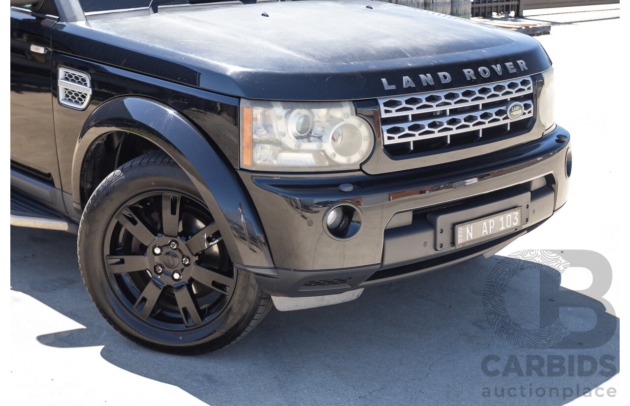 3/2011 Land Rover Discovery 4 TDV6 (4x4) MY11 4D Wagon Santorini Black Turbo Diesel 2.7L - 7 seater