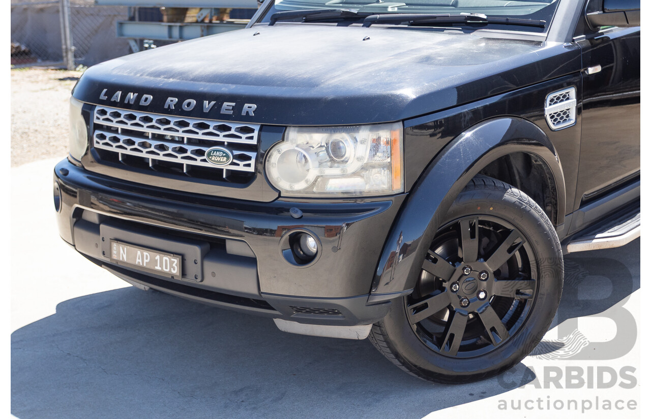 3/2011 Land Rover Discovery 4 TDV6 (4x4) MY11 4D Wagon Santorini Black Turbo Diesel 2.7L - 7 seater