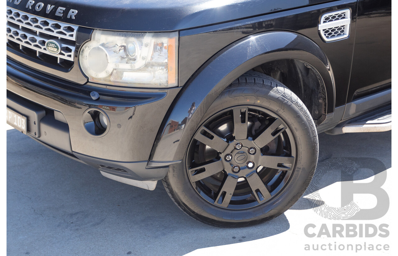 3/2011 Land Rover Discovery 4 TDV6 (4x4) MY11 4D Wagon Santorini Black Turbo Diesel 2.7L - 7 seater