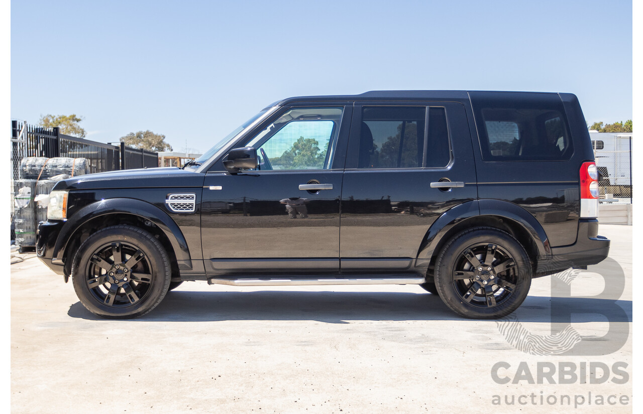 3/2011 Land Rover Discovery 4 TDV6 (4x4) MY11 4D Wagon Santorini Black Turbo Diesel 2.7L - 7 seater