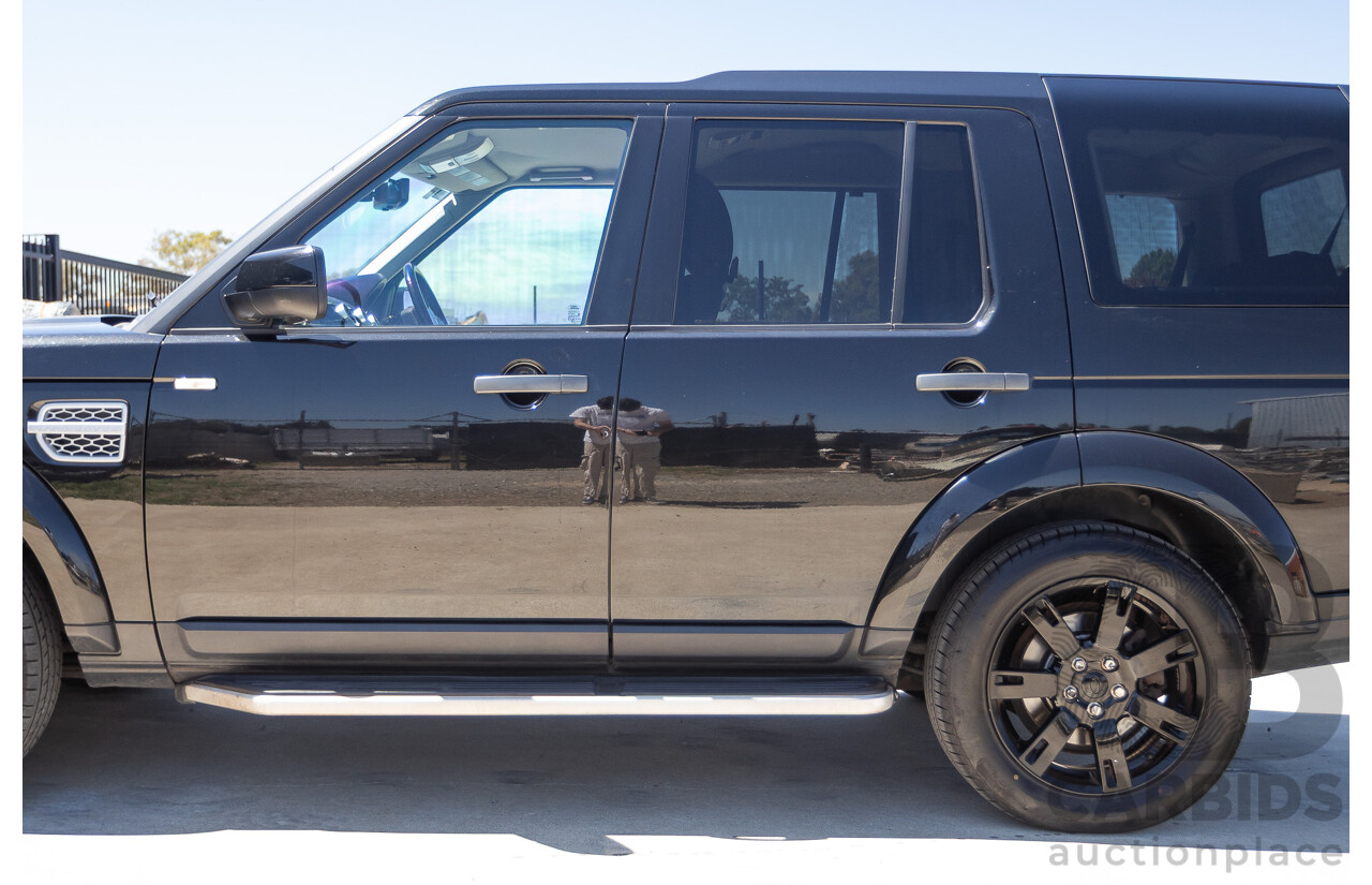 3/2011 Land Rover Discovery 4 TDV6 (4x4) MY11 4D Wagon Santorini Black Turbo Diesel 2.7L - 7 seater