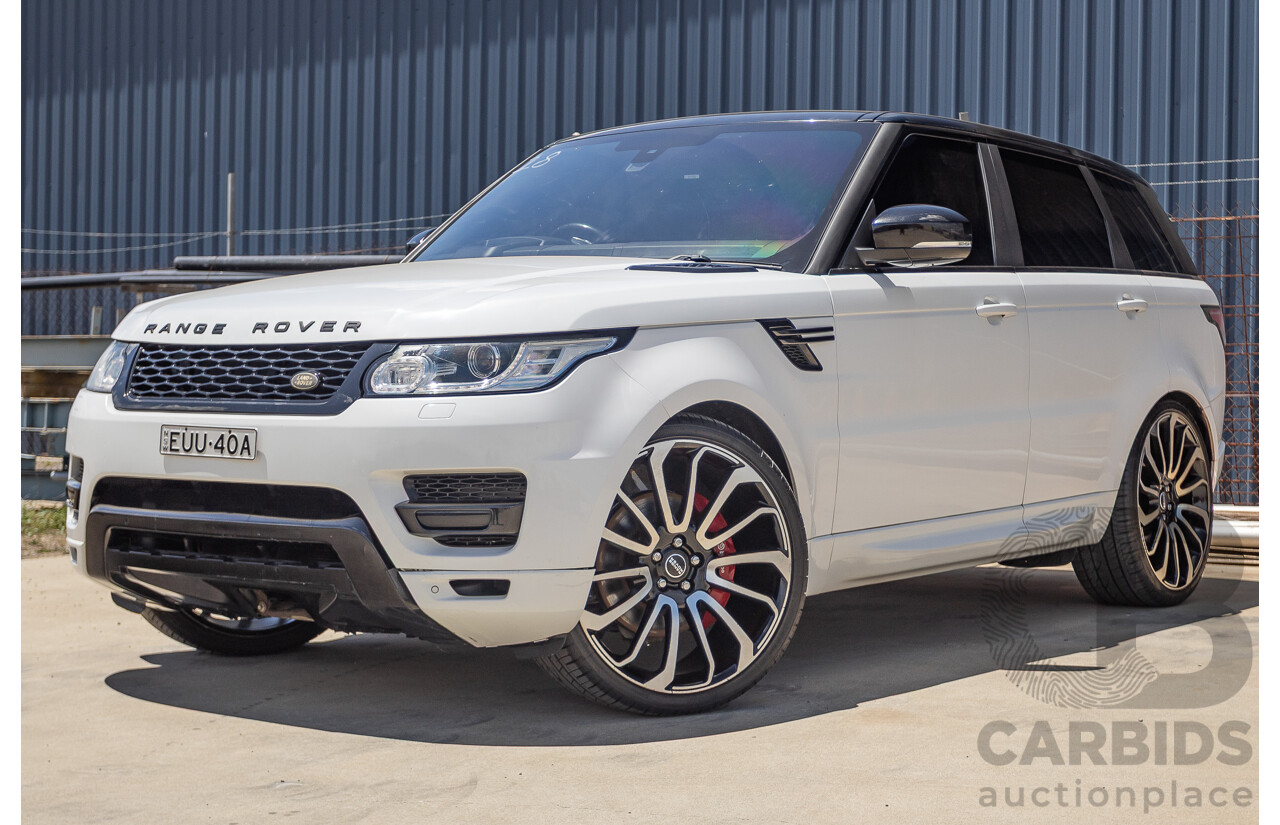 07/2016 Land Rover Range Rover Sport 3.0 SDV6 HSE Dynamic (AWD) LW MY16 4D Wagon Fuji White 3.0L