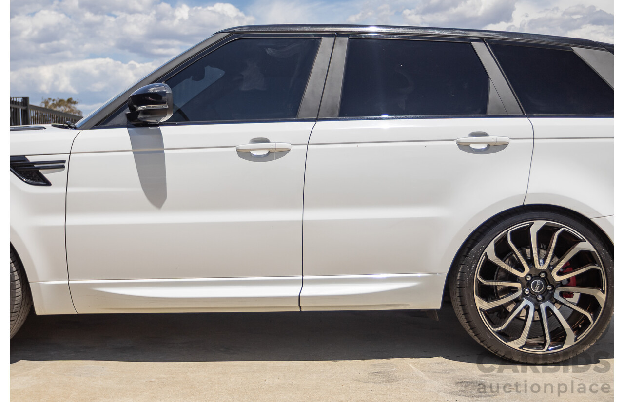 07/2016 Land Rover Range Rover Sport 3.0 SDV6 HSE Dynamic (AWD) LW MY16 4D Wagon Fuji White 3.0L