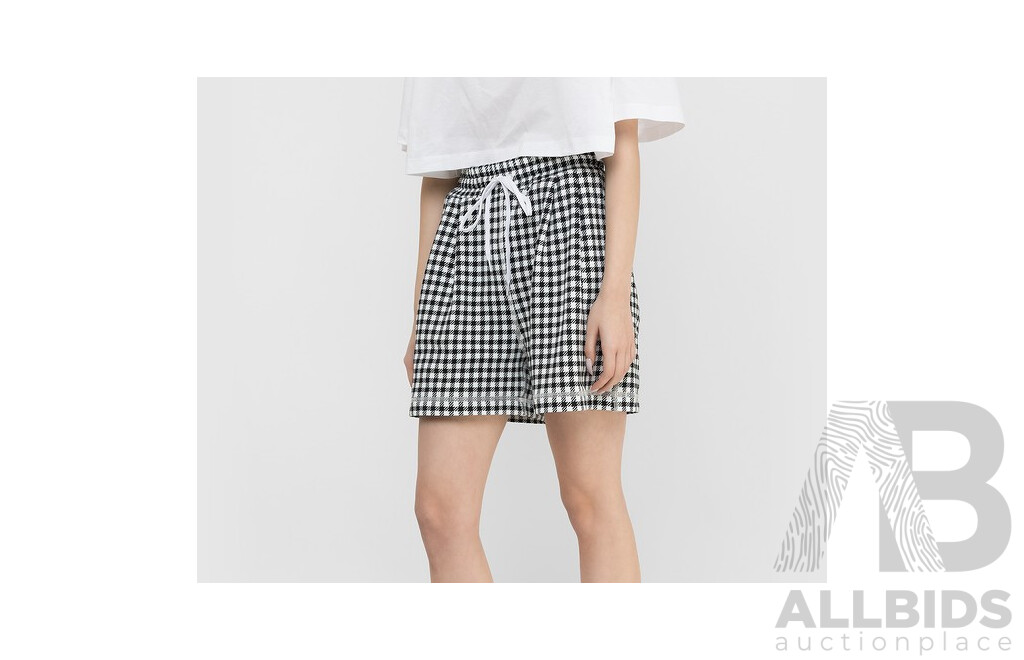 Shorts in Pattern with Logo - Size 36 - Branded MIU MIU