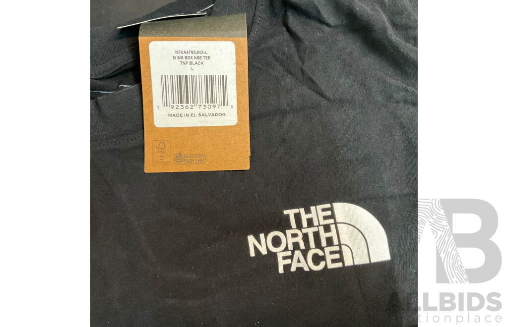 Tommy Jeans & the North Face T-Shirt - Size L - Lot of 2