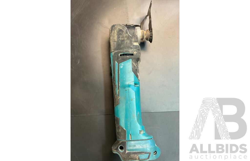 Three Makita Power Tools with Hand Tools in Milwaukee Carry Bag