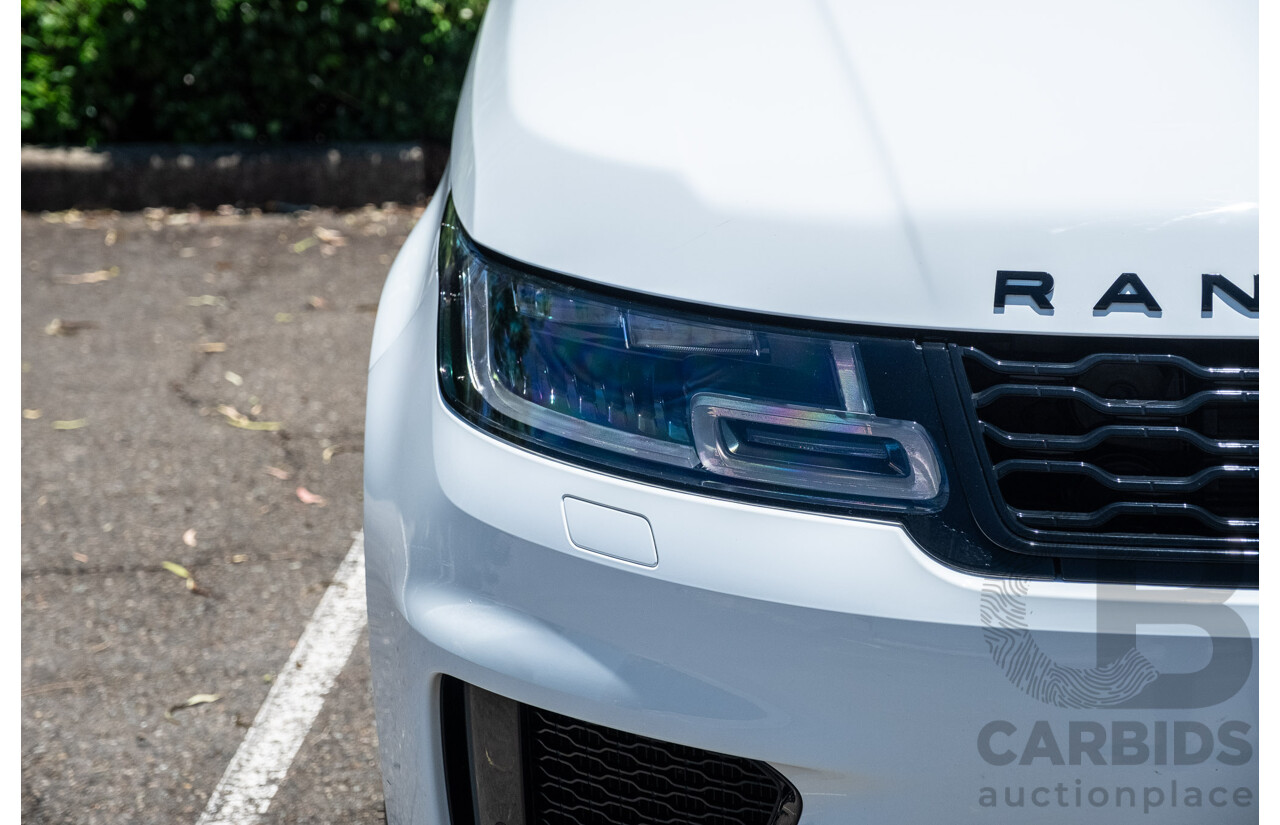 09/2020 Land Rover Range Rover Sport SDV6 HSE Dynamic (225kW AWD) L494 MY20.5 4d Wagon Fuji White Turbo Diesel V6 3.0L