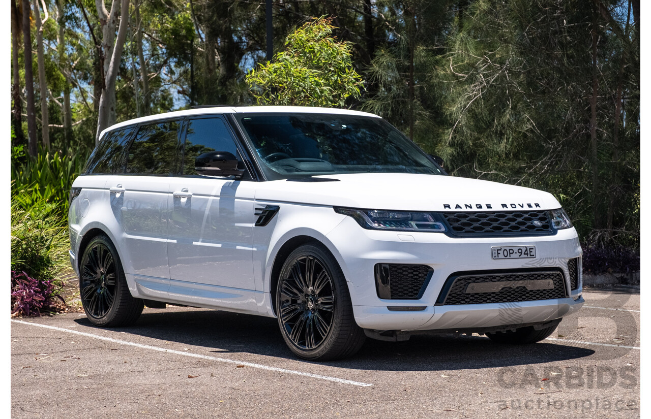 09/2020 Land Rover Range Rover Sport SDV6 HSE Dynamic (225kW AWD) L494 MY20.5 4d Wagon Fuji White Turbo Diesel V6 3.0L