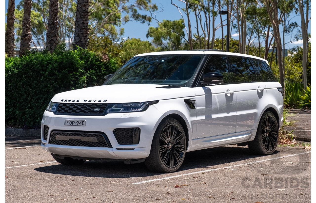 09/2020 Land Rover Range Rover Sport SDV6 HSE Dynamic (225kW AWD) L494 MY20.5 4d Wagon Fuji White Turbo Diesel V6 3.0L