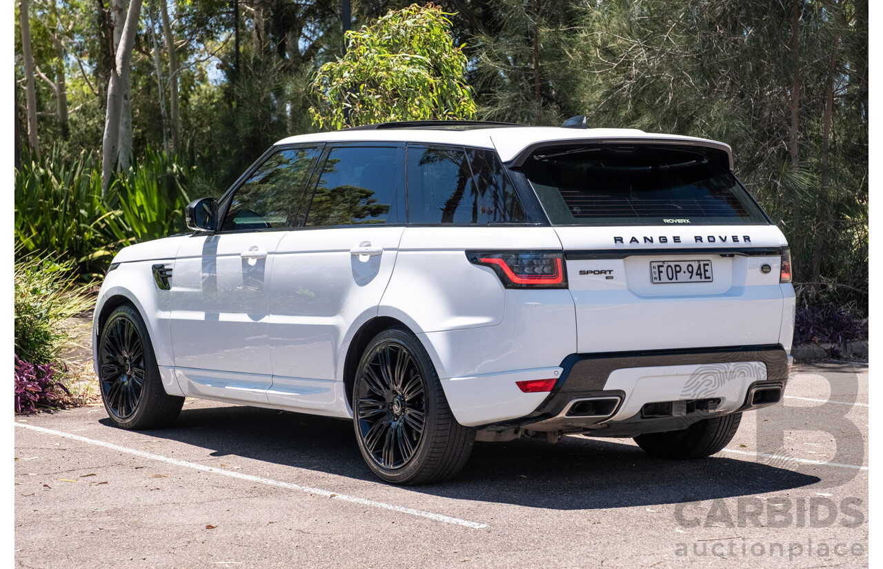 09/2020 Land Rover Range Rover Sport SDV6 HSE Dynamic (225kW AWD) L494 MY20.5 4d Wagon Fuji White Turbo Diesel V6 3.0L
