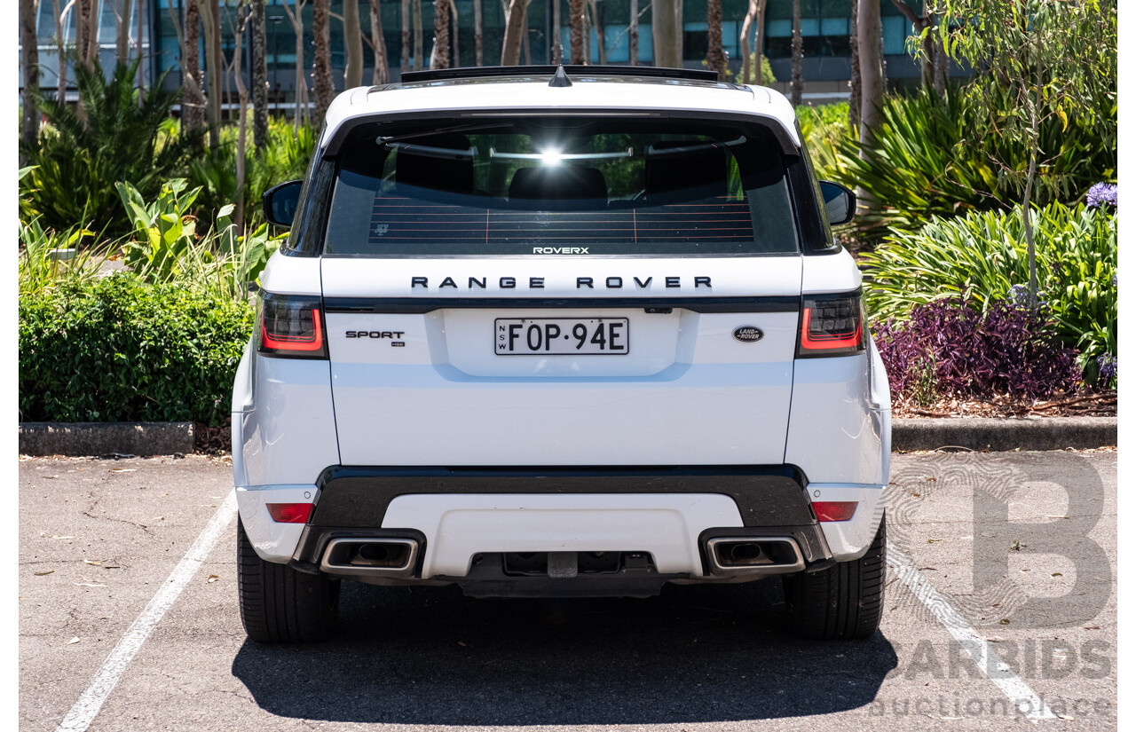 09/2020 Land Rover Range Rover Sport SDV6 HSE Dynamic (225kW AWD) L494 MY20.5 4d Wagon Fuji White Turbo Diesel V6 3.0L