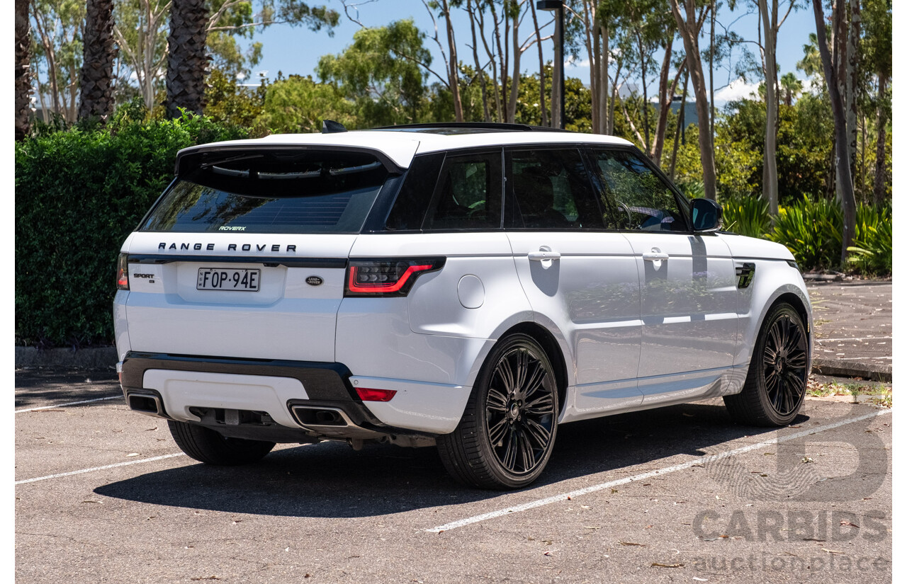 09/2020 Land Rover Range Rover Sport SDV6 HSE Dynamic (225kW AWD) L494 MY20.5 4d Wagon Fuji White Turbo Diesel V6 3.0L