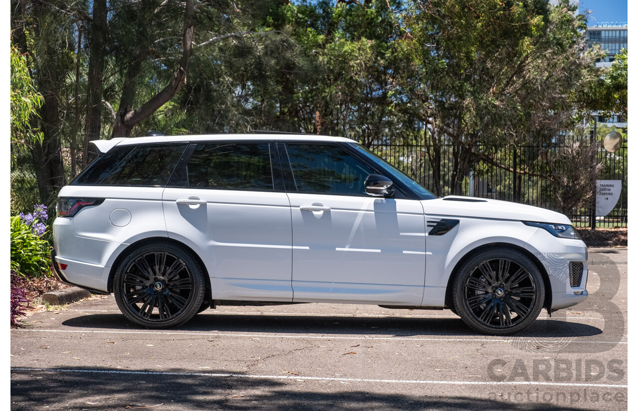 09/2020 Land Rover Range Rover Sport SDV6 HSE Dynamic (225kW AWD) L494 MY20.5 4d Wagon Fuji White Turbo Diesel V6 3.0L