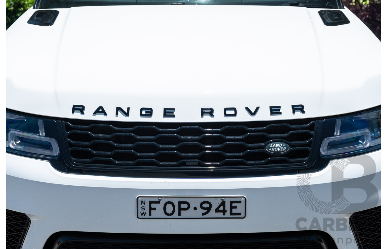 09/2020 Land Rover Range Rover Sport SDV6 HSE Dynamic (225kW AWD) L494 MY20.5 4d Wagon Fuji White Turbo Diesel V6 3.0L