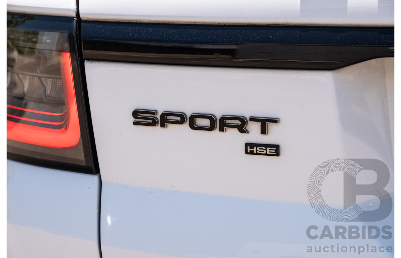 09/2020 Land Rover Range Rover Sport SDV6 HSE Dynamic (225kW AWD) L494 MY20.5 4d Wagon Fuji White Turbo Diesel V6 3.0L