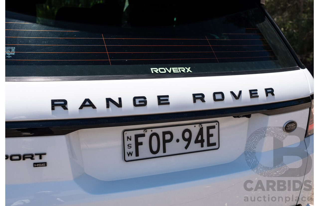 09/2020 Land Rover Range Rover Sport SDV6 HSE Dynamic (225kW AWD) L494 MY20.5 4d Wagon Fuji White Turbo Diesel V6 3.0L