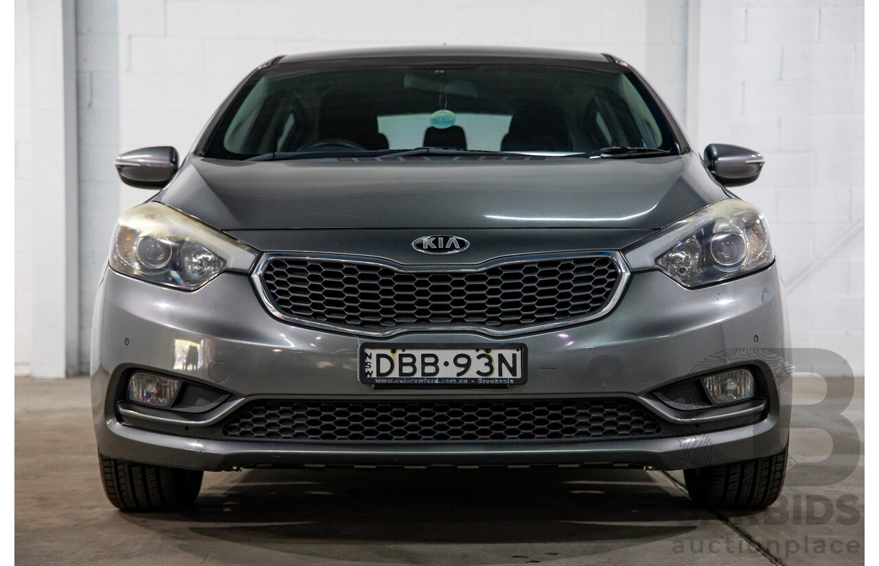 09/2015 Kia Cerato S (FWD) YD MY15 5d Hatchback Silky Silver Metallic 1.8L