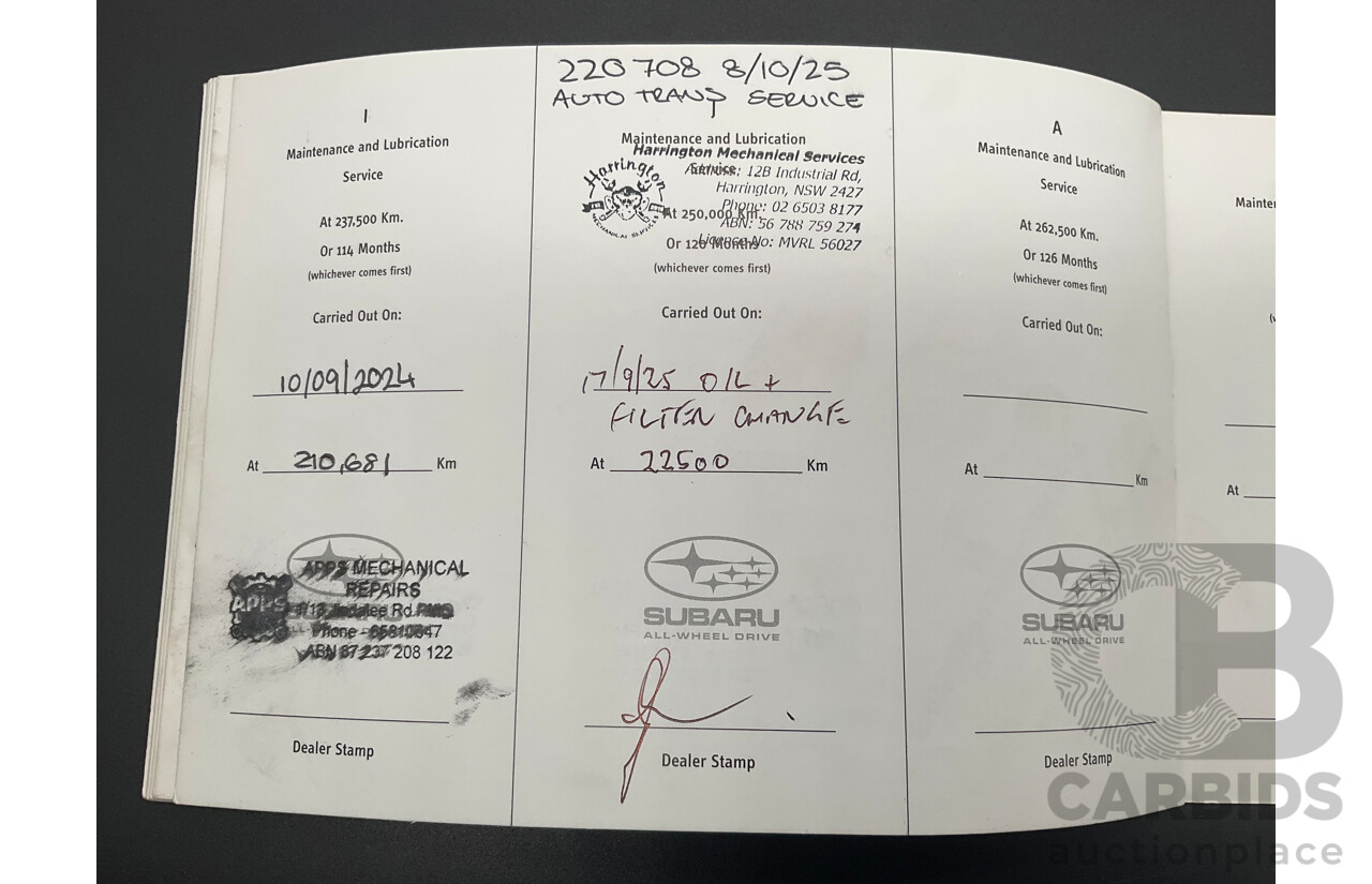 1/2009 Subaru Forester XS Premium MY09 4d Wagon Spark Silver Metallic 2.5L