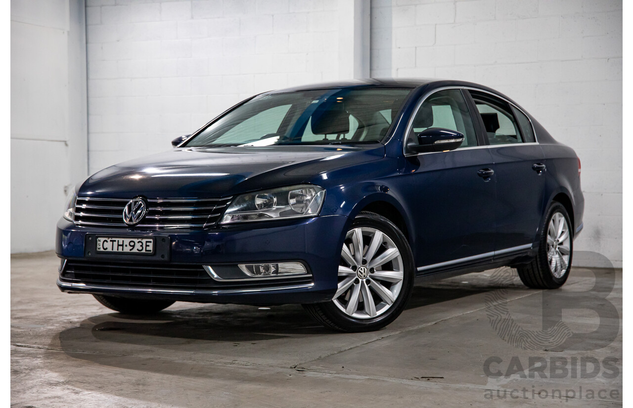 7/2014 Volkswagen Passat 118 TSI 3C MY14.5 4d Sedan Night Blue Metallic Turbo 1.8L
