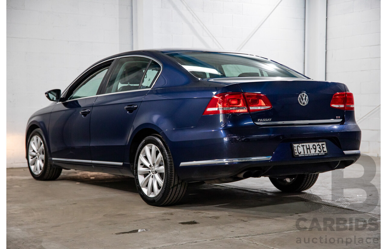 7/2014 Volkswagen Passat 118 TSI 3C MY14.5 4d Sedan Night Blue Metallic Turbo 1.8L