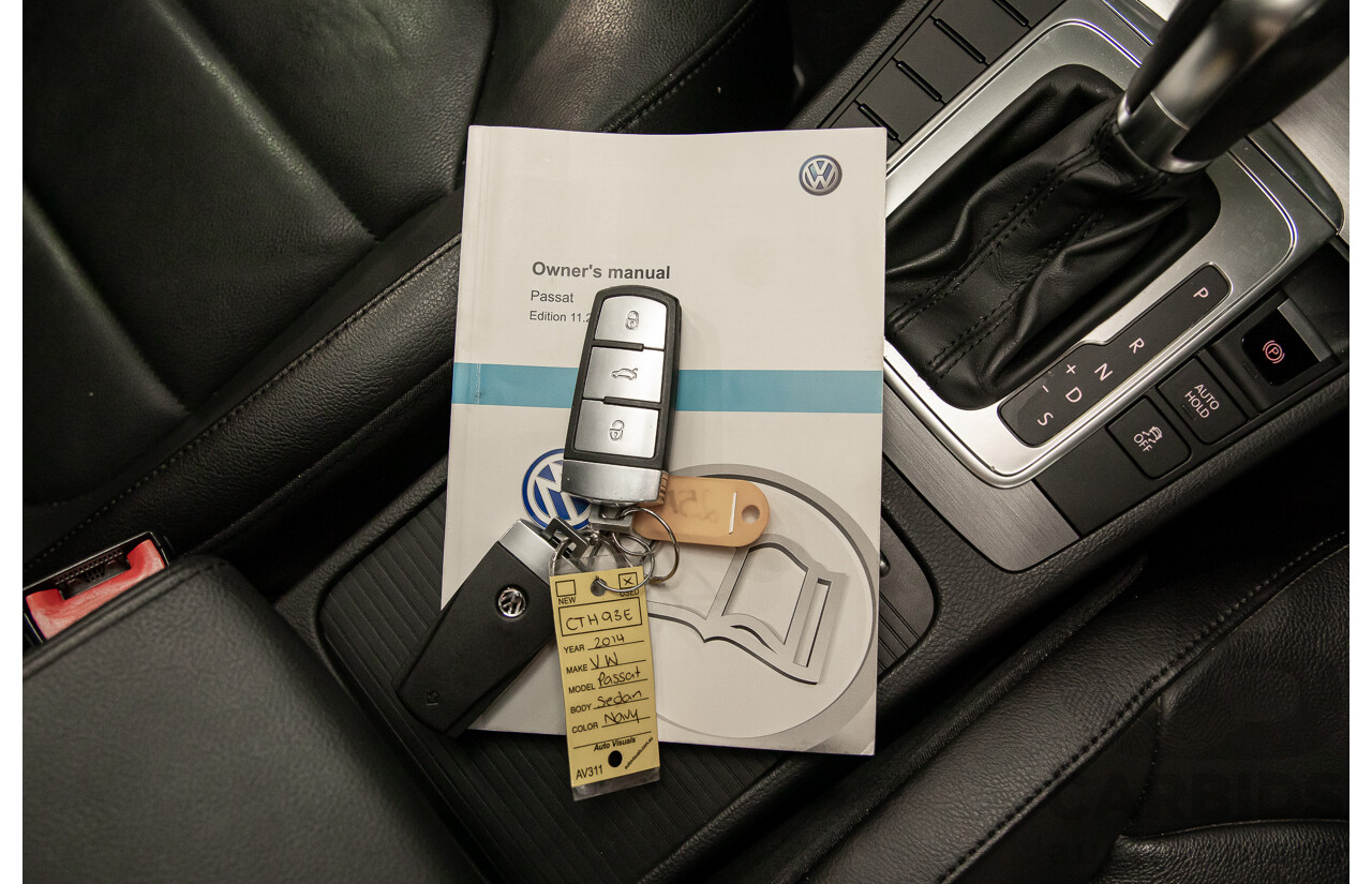 7/2014 Volkswagen Passat 118 TSI 3C MY14.5 4d Sedan Night Blue Metallic Turbo 1.8L