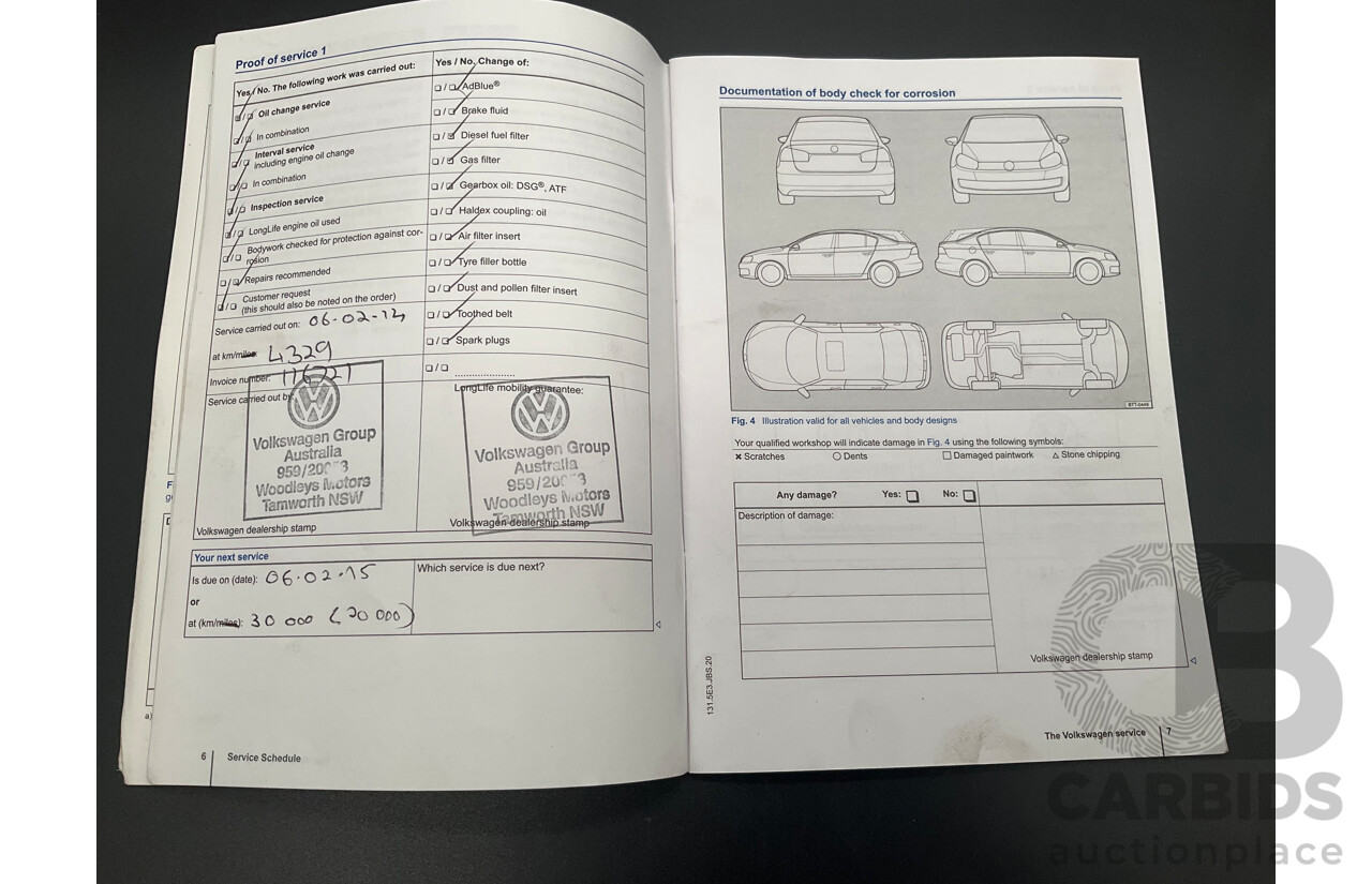 11/2012 Volkswagen Jetta 147 TSI Highline 1KM MY13 4d Sedan Candy White Turbo 2.0L