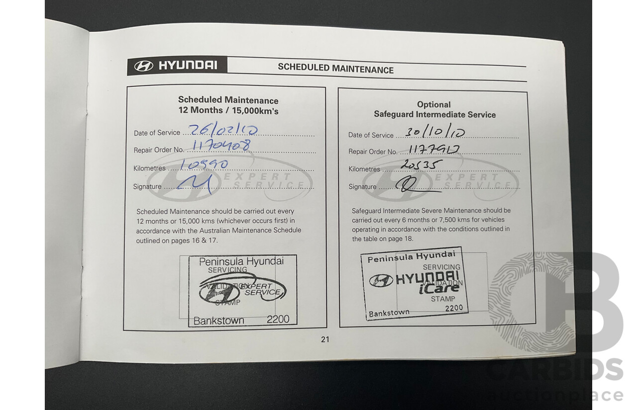 6/2009 Hyundai i30 SX 1.6 CRDi FD MY09 5d Hatchback Vivid Blue Turbo Diesel 1.6L