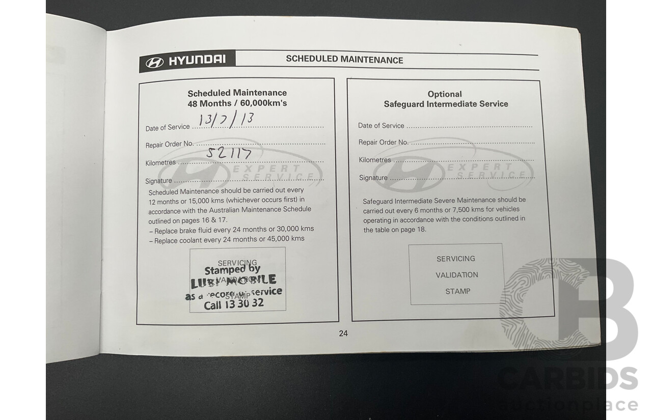 6/2009 Hyundai i30 SX 1.6 CRDi FD MY09 5d Hatchback Vivid Blue Turbo Diesel 1.6L