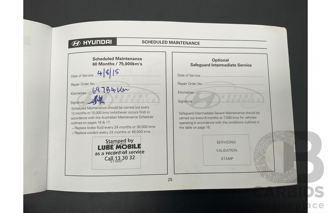 6/2009 Hyundai i30 SX 1.6 CRDi FD MY09 5d Hatchback Vivid Blue Turbo Diesel 1.6L