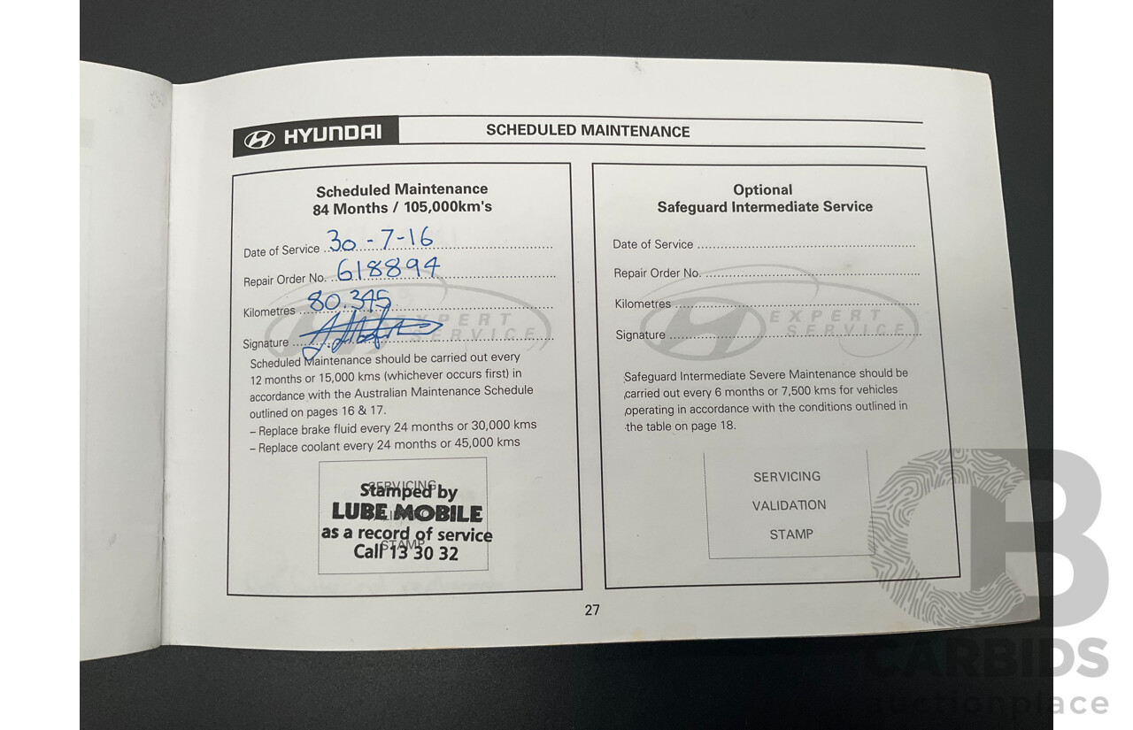 6/2009 Hyundai i30 SX 1.6 CRDi FD MY09 5d Hatchback Vivid Blue Turbo Diesel 1.6L