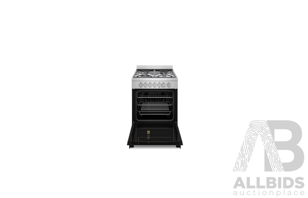 Westinghouse 60cm Freestanding Electric Oven and Gas Cooktop, Stainless Steel  - ORP $1,999
